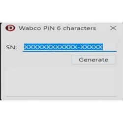 Wabco 6 Characters PIN...