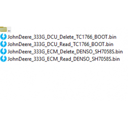 John Deere 333G delete