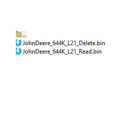 John Deere 644K L21 delete