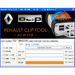 Renault Clip Tool + X90 Key...