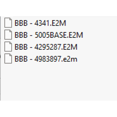 BBB ecfg files