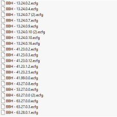 BBH ecfg files