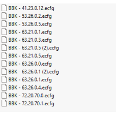 BBK ecfg files