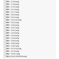 BBN ecfg files