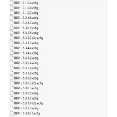 BBP ecfg files