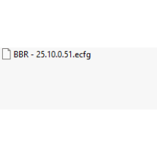 BBR ecfg files