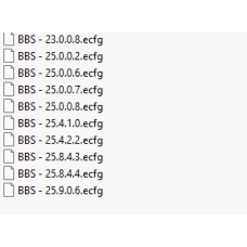 BBS ecfg files