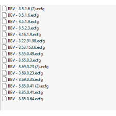 BBV ecfg files