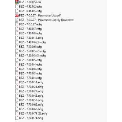 BBZ ecfg files