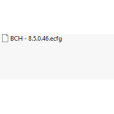 BCH ecfg files