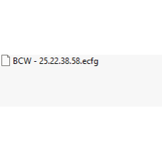 BCW ecfg files