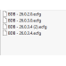 BDB ecfg files