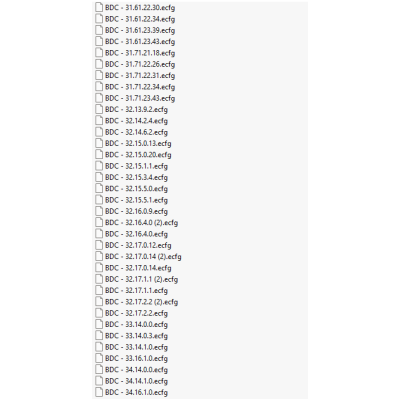 BDC ECFG files