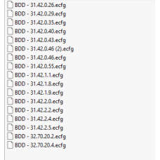 BDD ecfg files