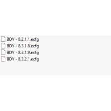 BDY ecfg files