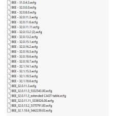 BEE ecfg files
