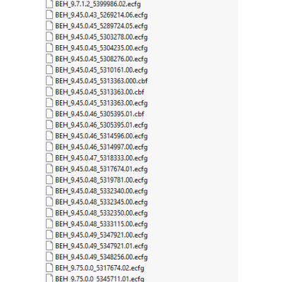 BEH ecfg files