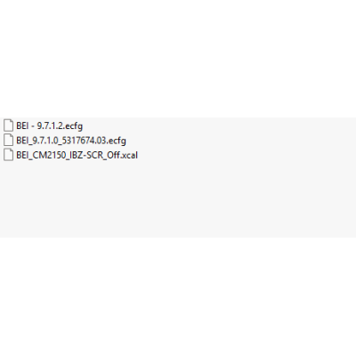 BEI ecfg files