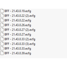 BFF ecfg files