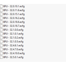 BFU ecfg files