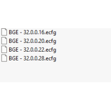 BGE ecfg files