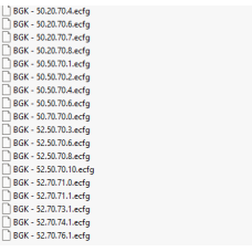 BGK ecfg files