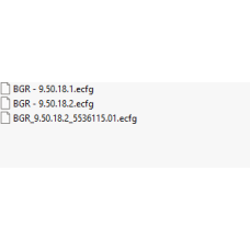 BGR ecfg files