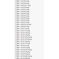 BGU ecfg files