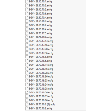 BGV ecfg files