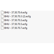 BHU ecfg files