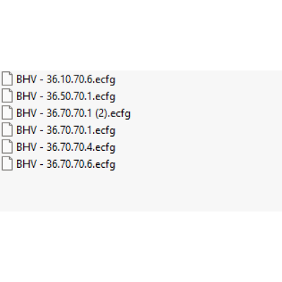 BHV ecfg files