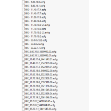 BIE ecfg files