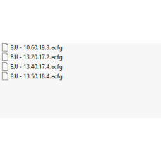 BJJ ecfg files