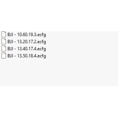 BJJ ecfg files