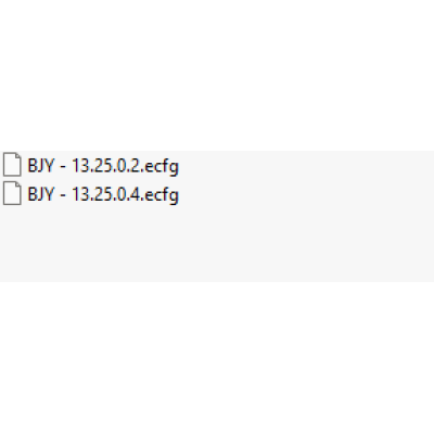 BJY ecfg files