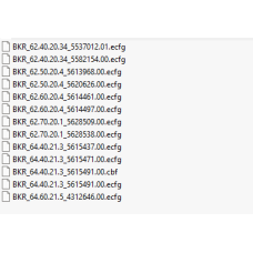 BKR ecfg files