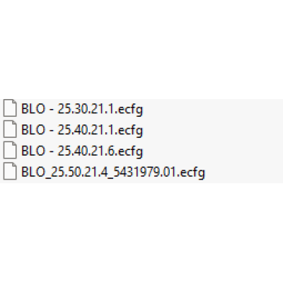 BLO ecfg files