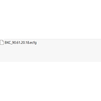 BKC ecfg files