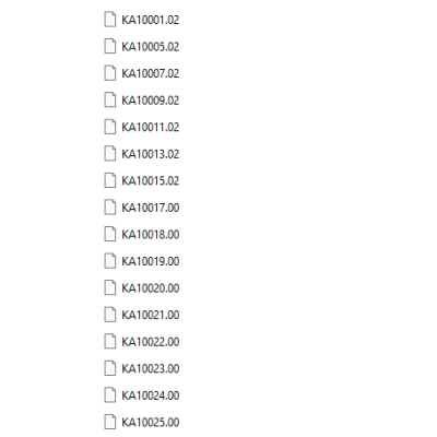 Cummins BJV Incal files